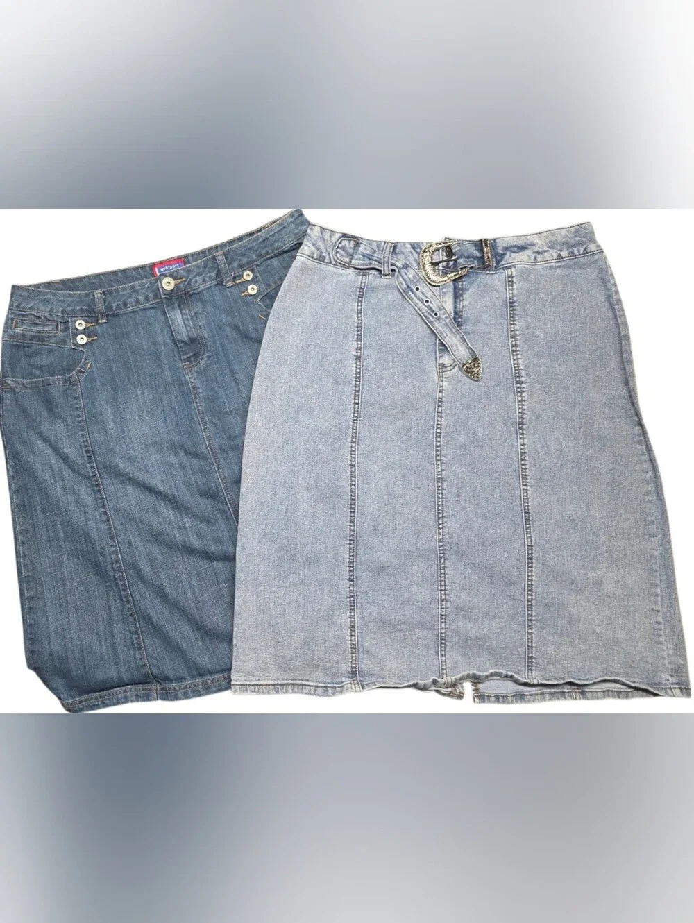 2 Denim Skirts -Est 1946 & Westport Both Size 16